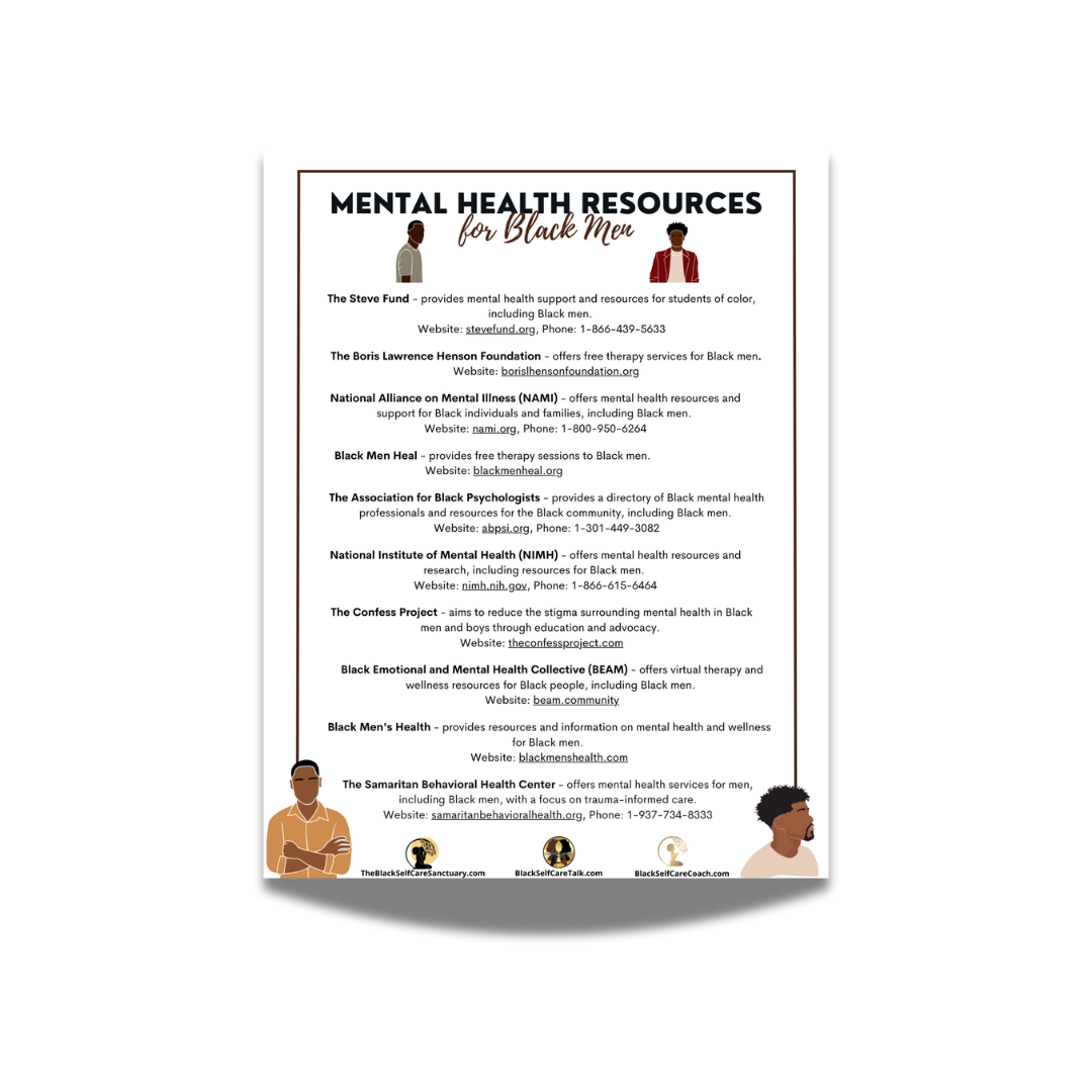 Mental Health Resources for Black Men