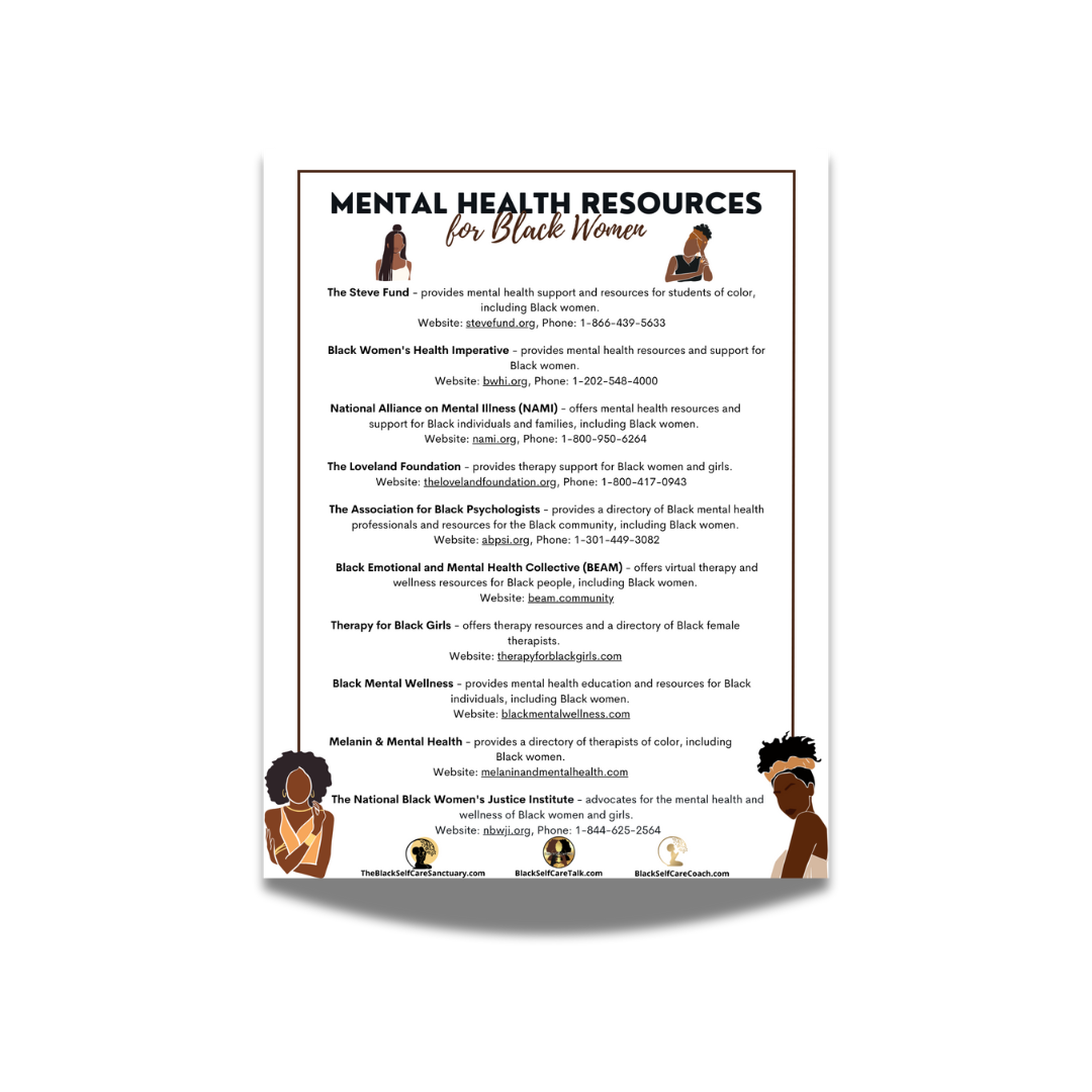 Mental Health Resources for Black Women